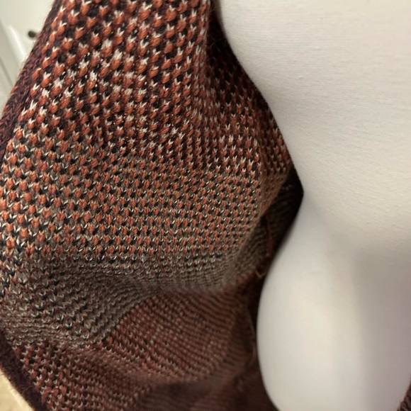 Lucky Brand Tribal Print Wool Blend Sweater Cardigan - Picture 8 of 9